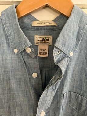 LL Bean Short Sleeve Button Down